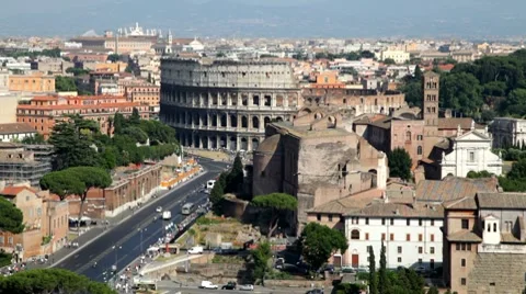 Colosseum, Rome Stock Footage 7747542