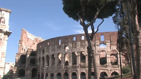 Colosseum in Rome Stock-Footage 12761600