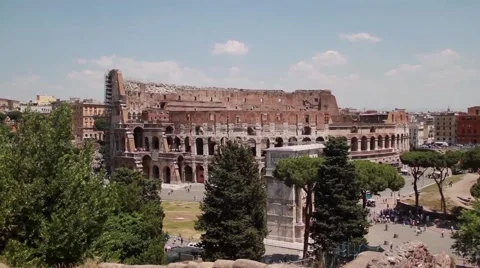 Colosseum in Rome Video stock 52932993