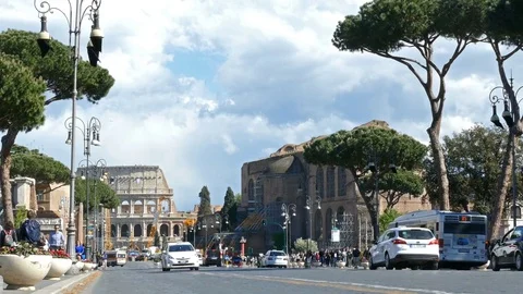 Colosseum in Rome Stock Footage 79453622