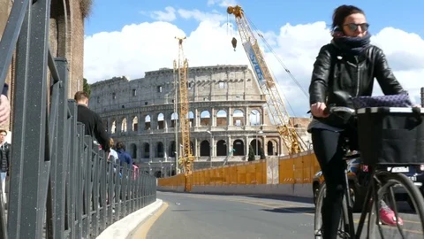 Colosseum in Rome Stock Footage 79459628