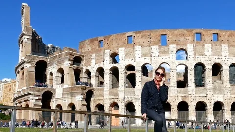 Colosseum in Rome Stock Footage 79462273
