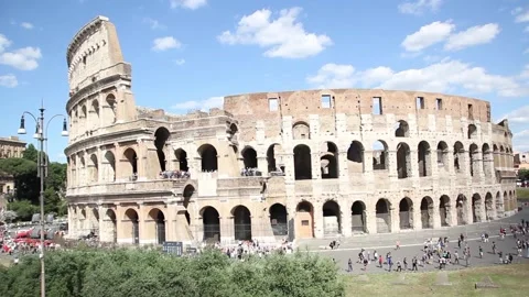 The Colosseum of Rome Stock Footage 136578853