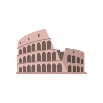 Colosseum in Rome. 스톡 일러스트