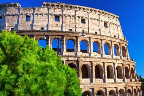 Colosseum in Rome Stock Photos