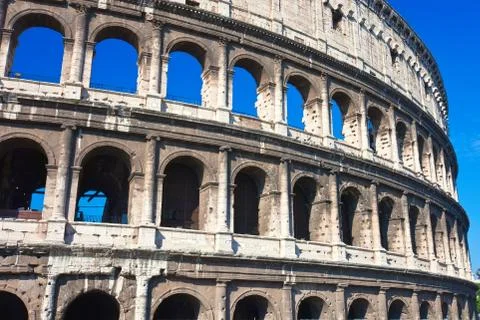 Colosseum in Rome Stock Photos