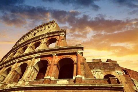 Colosseum in Rome Stock Photos