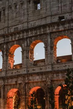 Colosseum at the sunset Foto stock