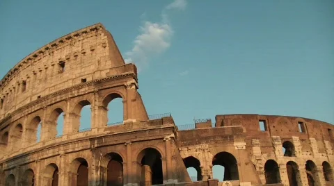 Colosseum Timelapse Stock Footage 517345