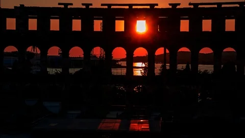 Colosseum. Timelapse Stock Footage 96591353