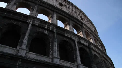 Colosseum Walls Stock Footage 23837757