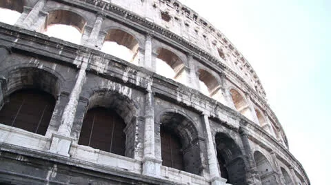 Colosseum Walls Stock Footage 23838484