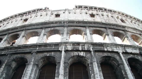 Colosseum Walls Stock Footage 23839101