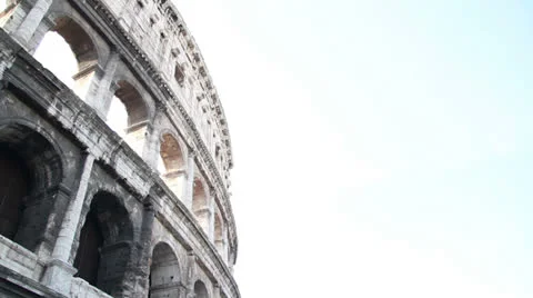 Colosseum Walls Stock Footage 23842215