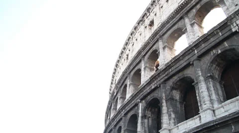 Colosseum Walls Stock Footage 23857429