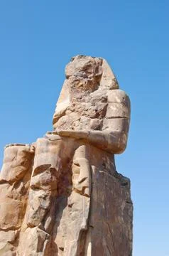 Colossi of memnon, egypt Stock Photos