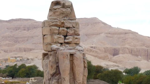 The Colossi of Memnon Stock Footage 128927385