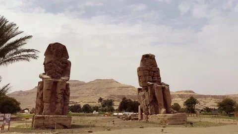 Colossi of Memnon Stock Footage 195398516