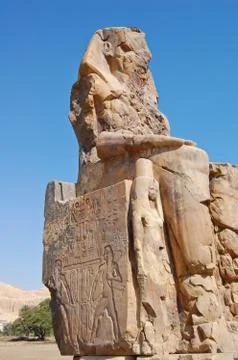 Colossi of memnon Stock Photos