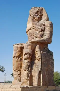 Colossi of memnon Stock Photos