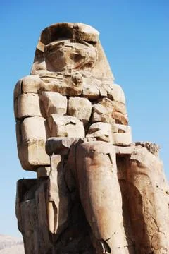 Colossus of Memnon in Luxor. Egypt Stock-Fotos