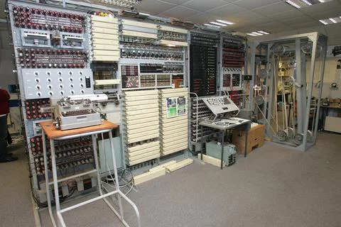 Colossus Mk Ii Computer. More Than 60 Years Have Passed Since It Last Saw Action Stock Photos