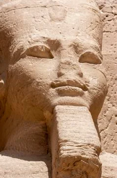 The colossuses of Abu Simbel Stock Photos
