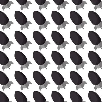 Colot pattern with rocket icon Stock Illustration