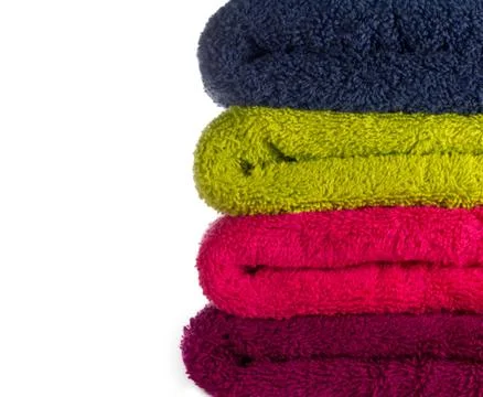 Coloufull towels Stock Photos