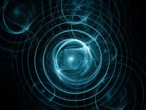 Colour abstract art background spiral. Stock Illustration