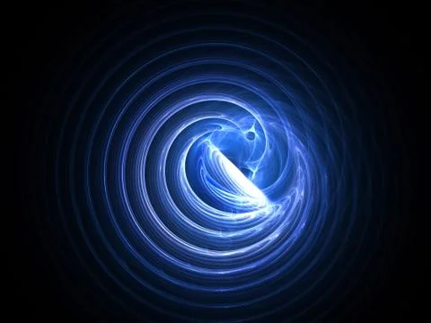 Colour abstract art background spiral. Stock Illustration