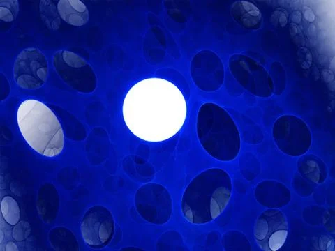 Colour abstract art balls  background. イラスト素材