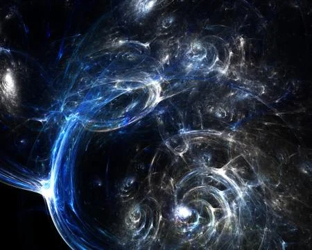 Colour abstract art nebula , backdrop . Stock Illustration