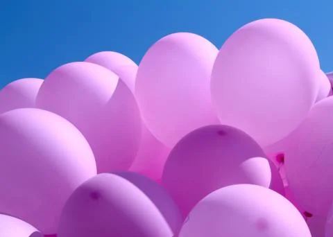 Colour balloons Stock Photos