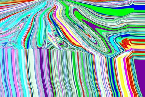 COLOUR BLISS CREATIVITY PATTERN Illustrazione stock