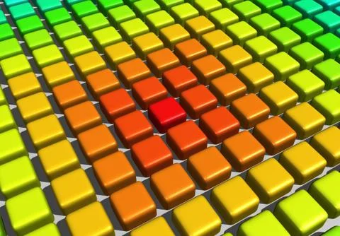 Colour blocks Illustrazione stock