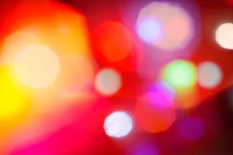 Colour Bokeh Background Stock Photos