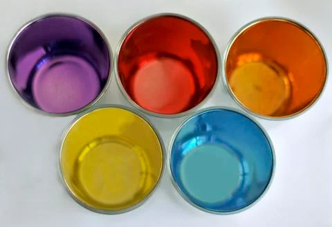 Colour candlesticks Stock Photos