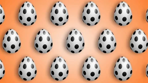 Colour changing egg animation Stock Footage 234107926