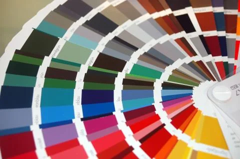 Colour chart Stock Photos