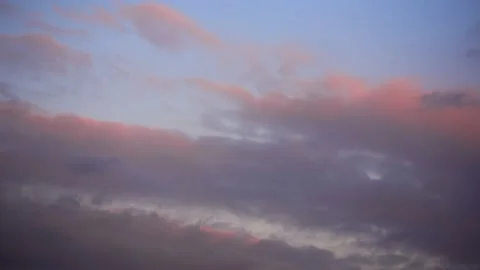 Colour clouds at dusk, timelapse video 動画素材 222036992