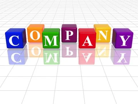Colour company Illustrazione stock
