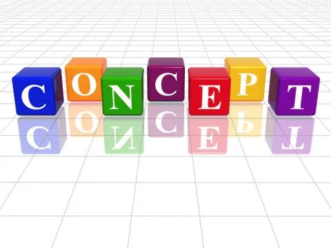 Colour concept Stock Illustration