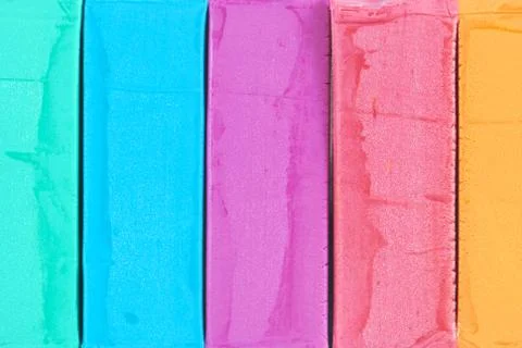Colour dough Stock Photos