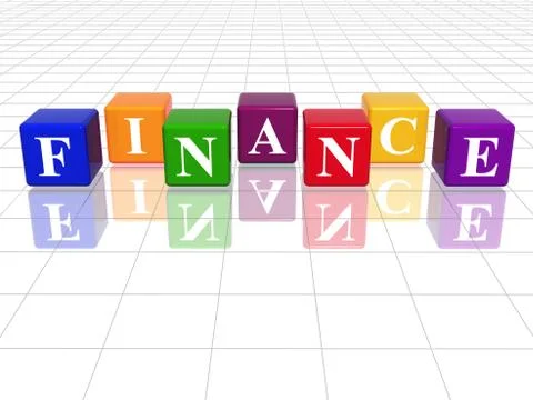 Colour finance Stock Illustration