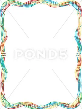 Colour framework Stock Illustration