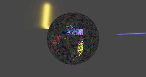 Colour full Glossy ball Stock Footage 221146544