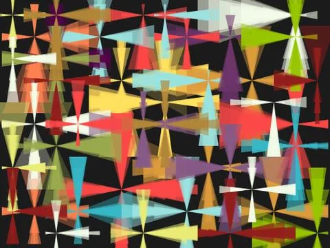 Colour full shape abstract background Stock Illustration