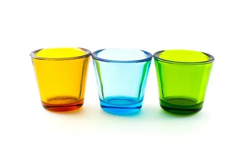 Colour glasses Stock Photos