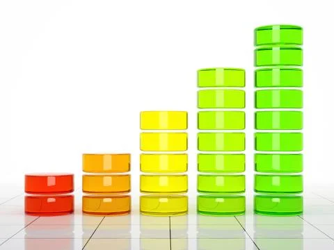 Colour graph Stock Illustration